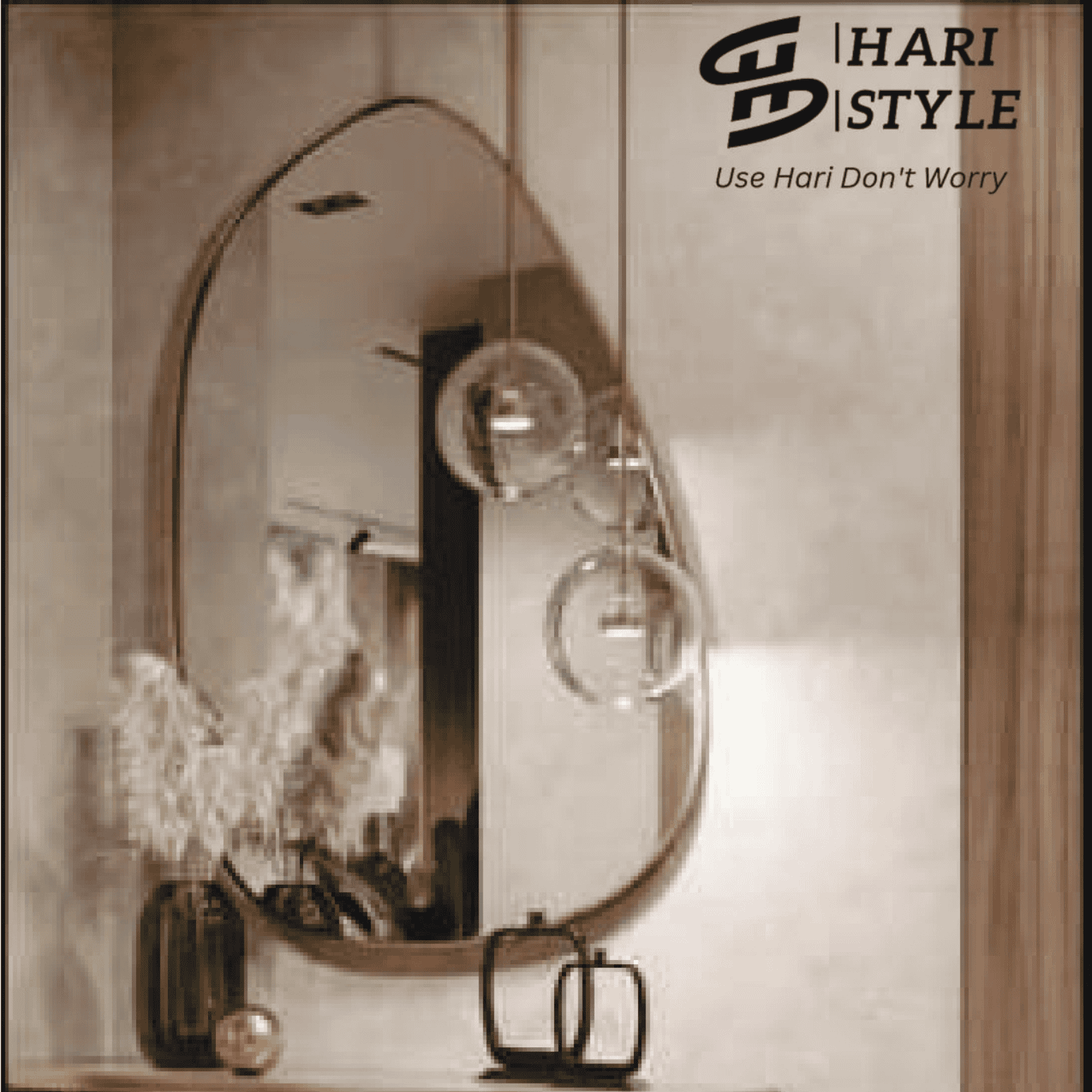 Oval custom shape mirror