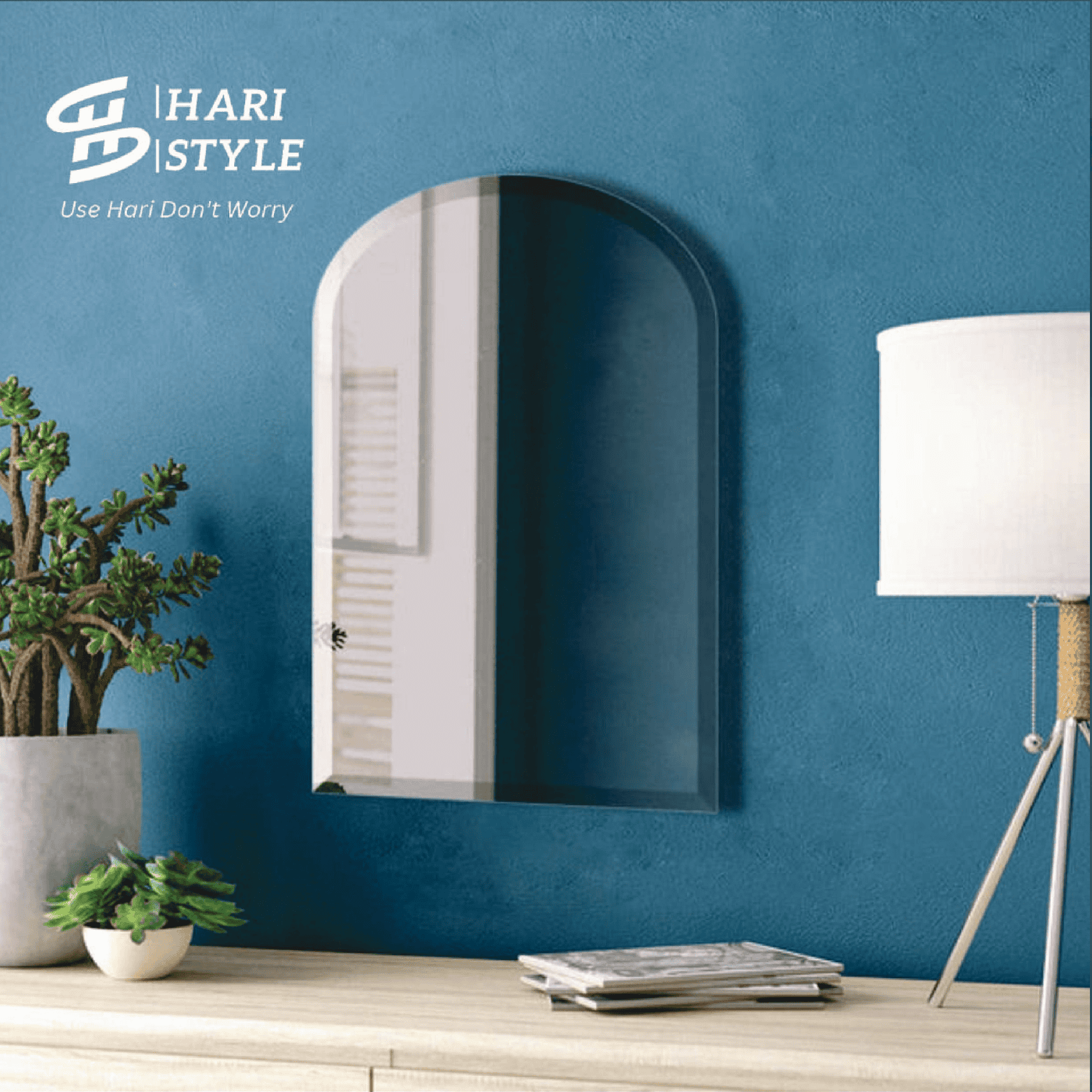 Beveled edge mirror