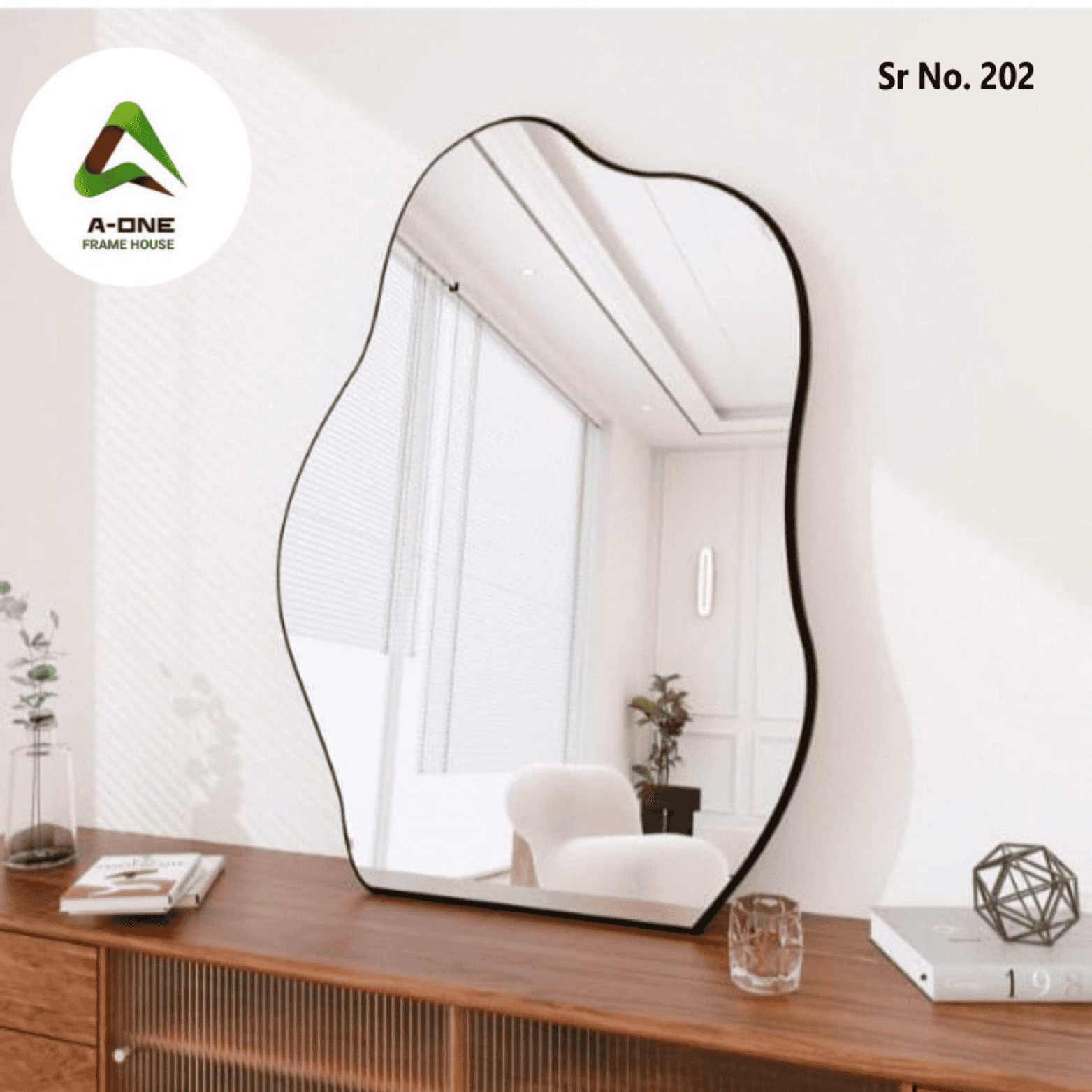 Luxury mirror collection frame 202