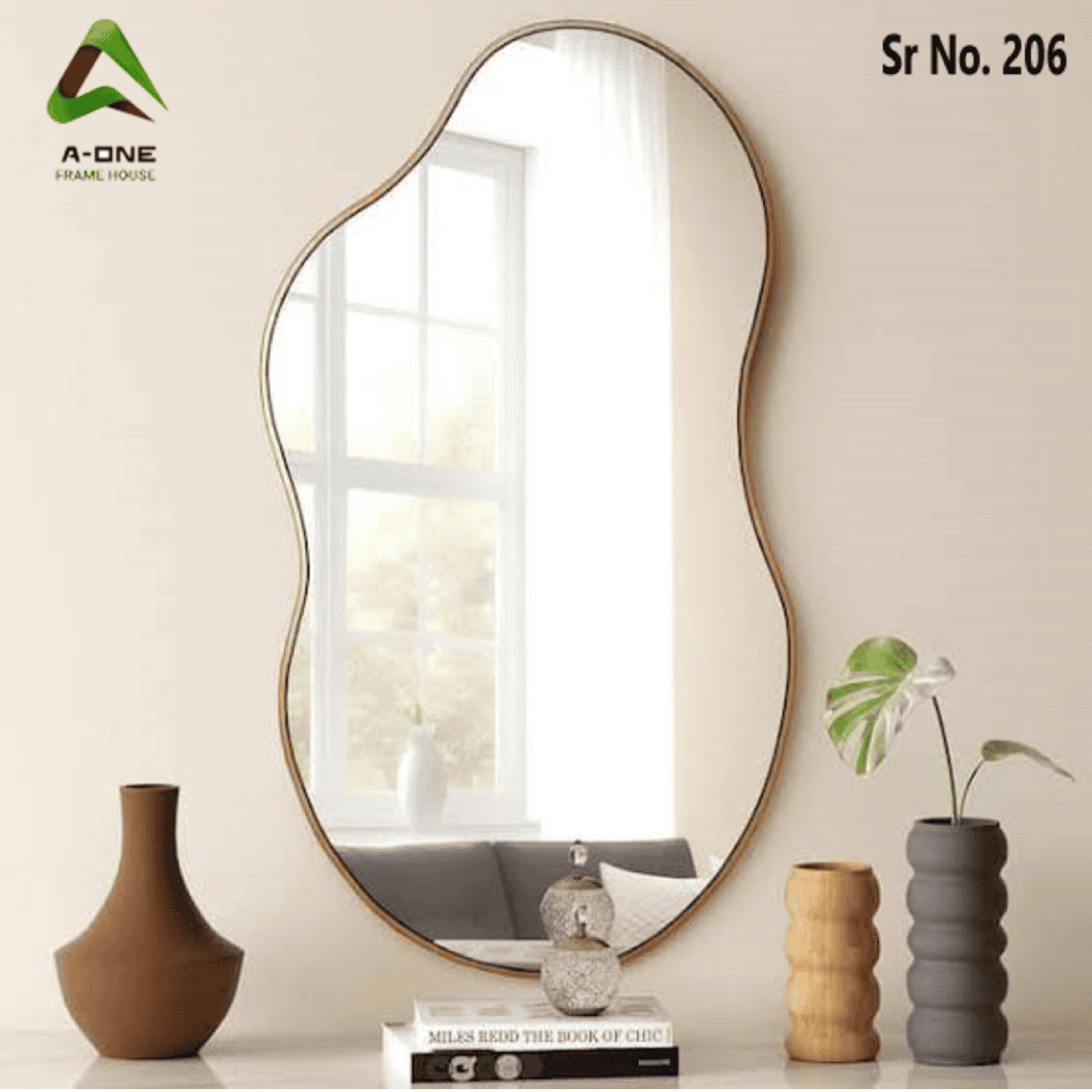 Luxury mirror collection frame 206