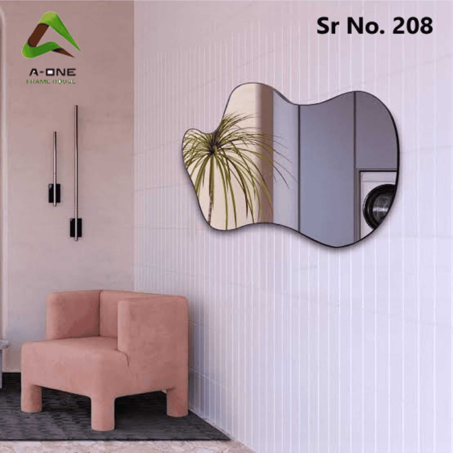 Luxury mirror collection frame 208