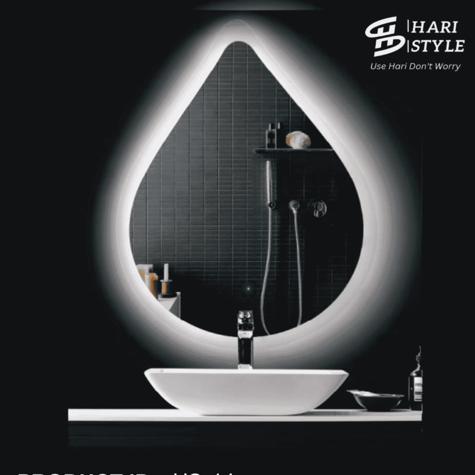 LED Mirror with touch sensor and anti-fog