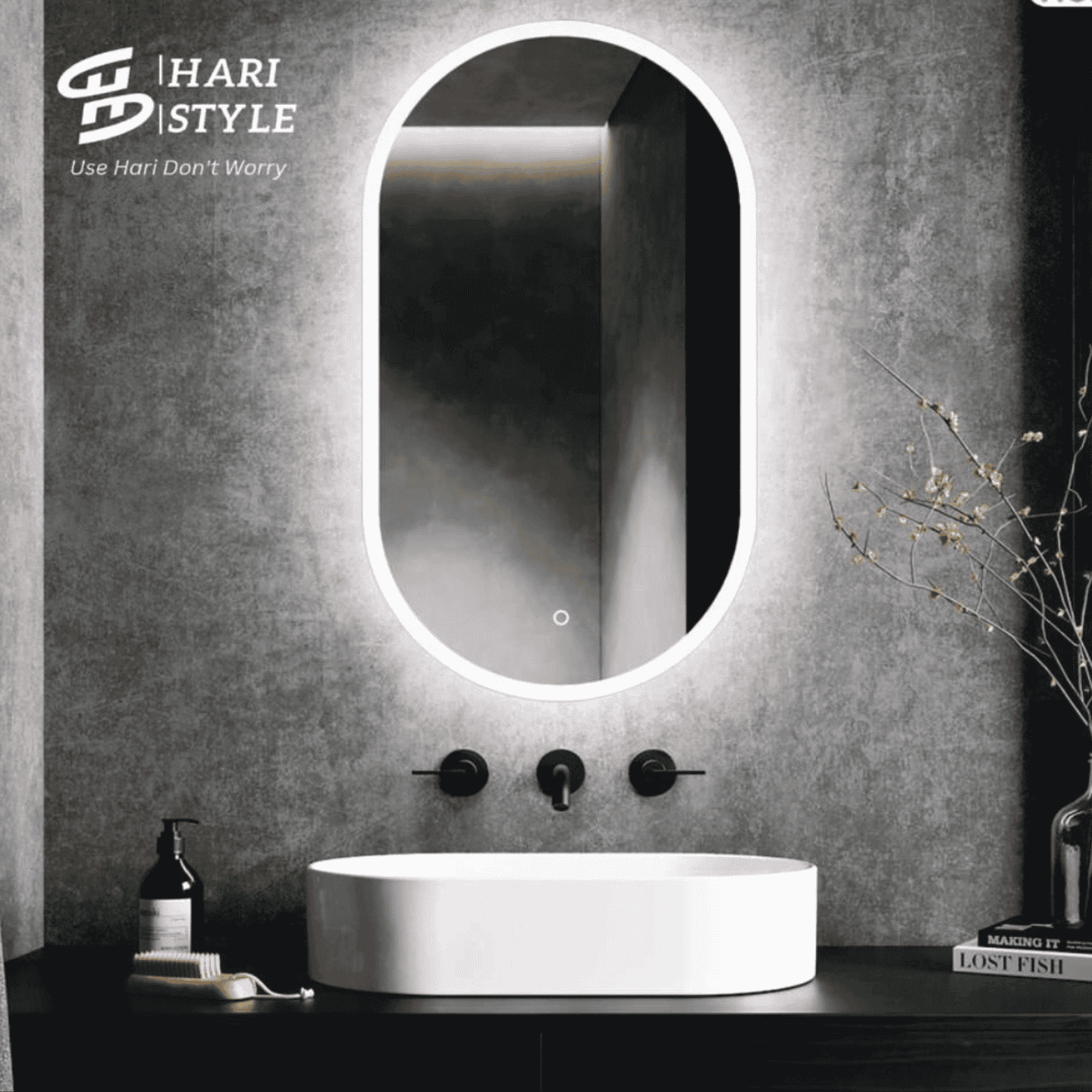 Modern LED mirror HS 17