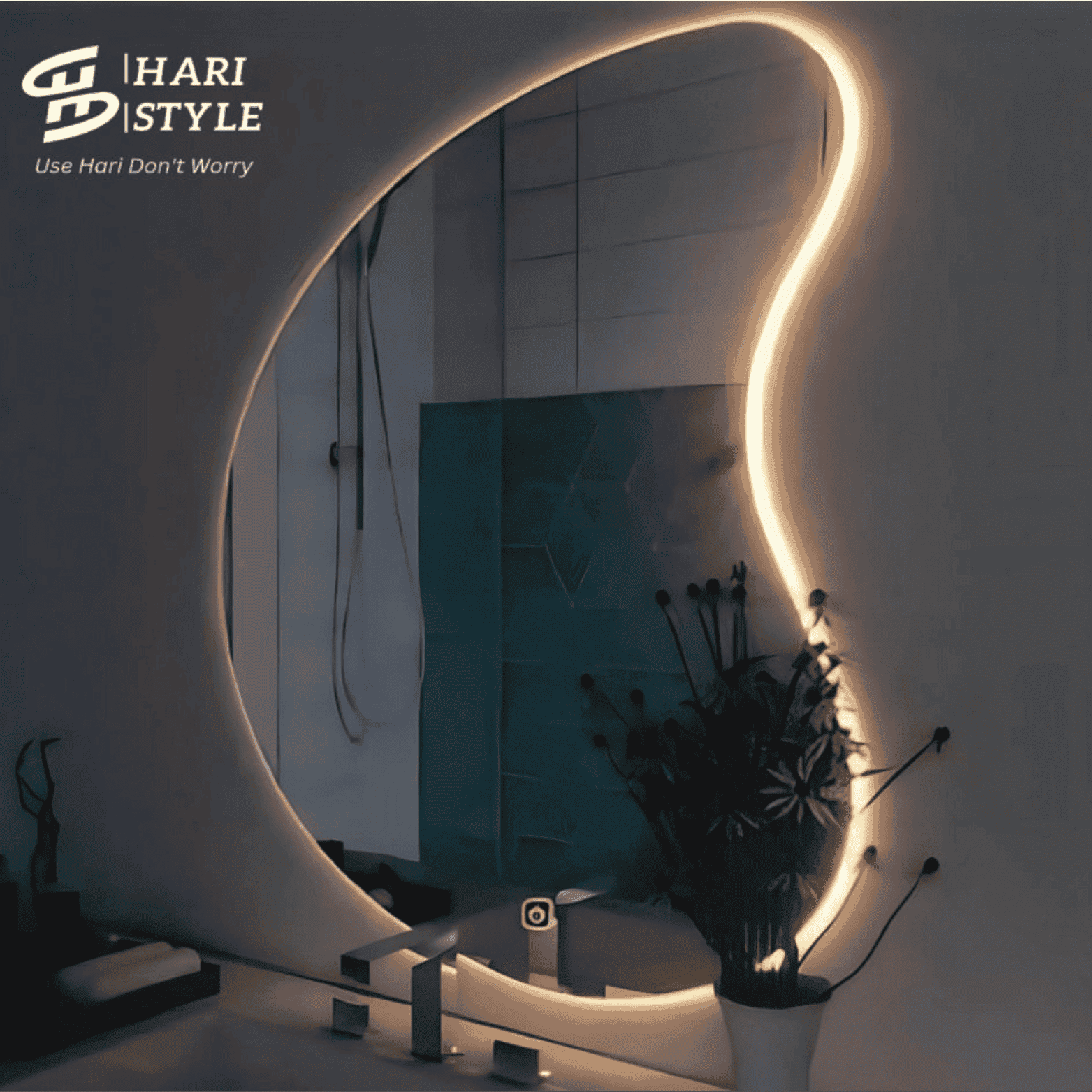 Modern LED mirror HS 9